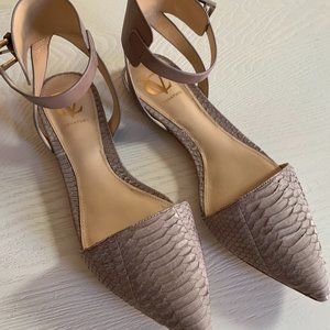 Vince Camuto Signature Cadi Flats - Grey - Size 9.5